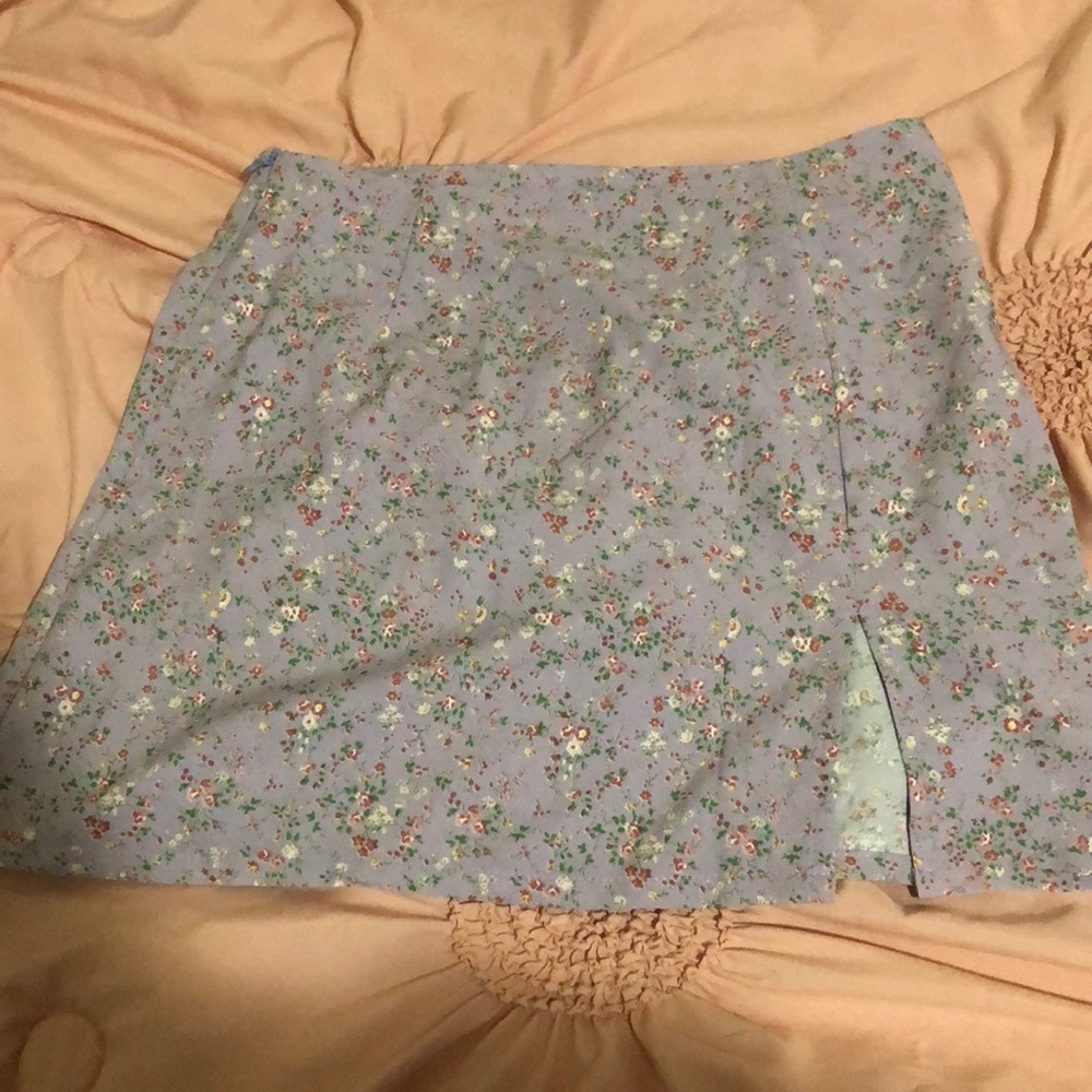 Floral Mini Skirt